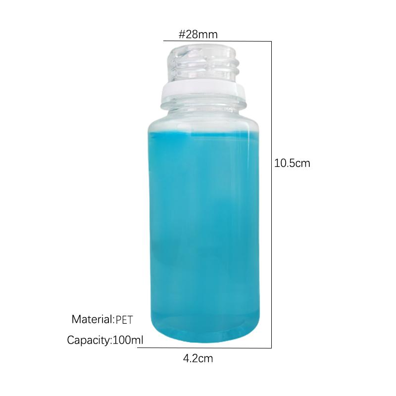 Disposable Transparent Plastic Bottle Juice Bottle Takeaway Pet Bottle with Lid