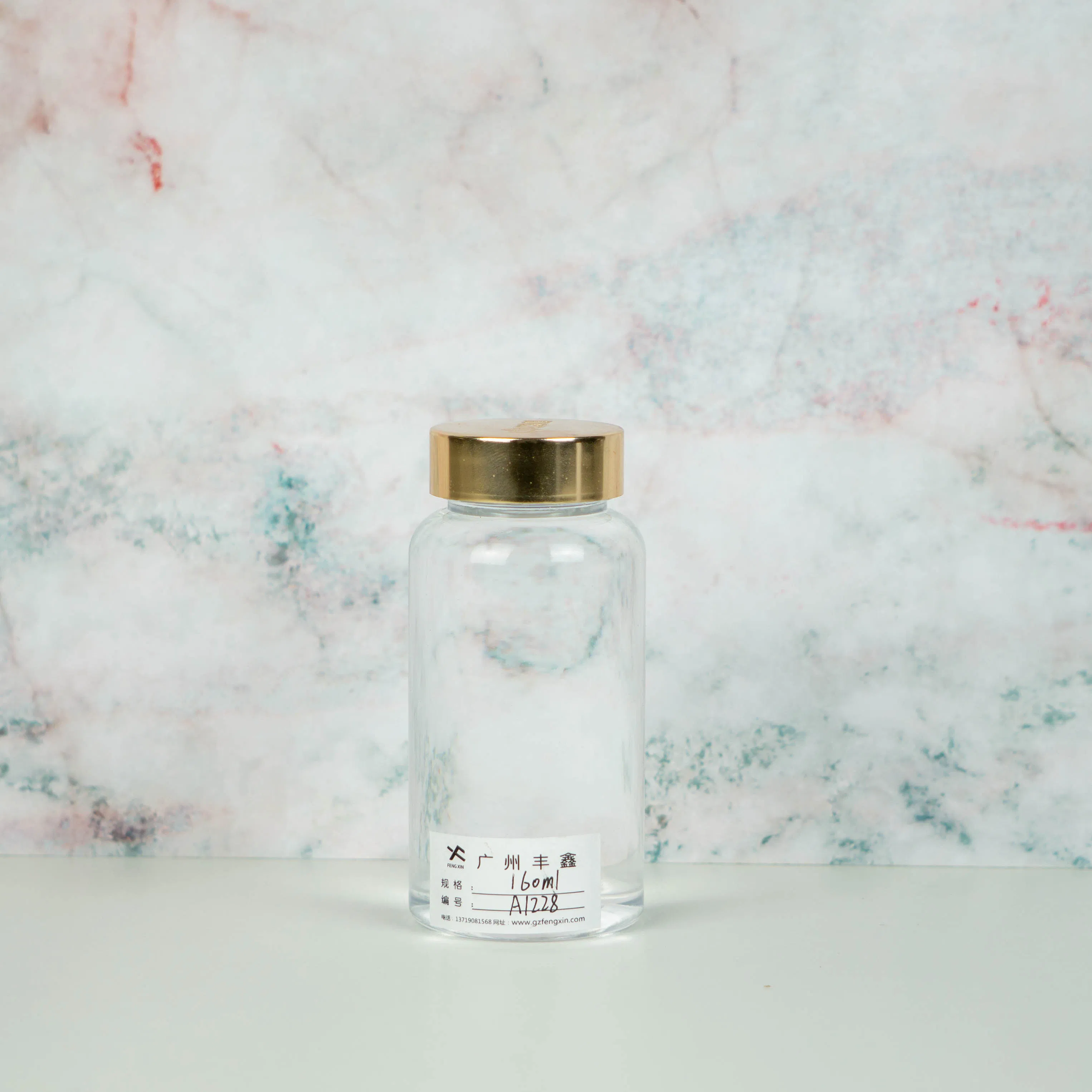 Clear Pet 150ml Plastic Pill Packaging Pharmaceutical Supplement Jar Capsule Bottle