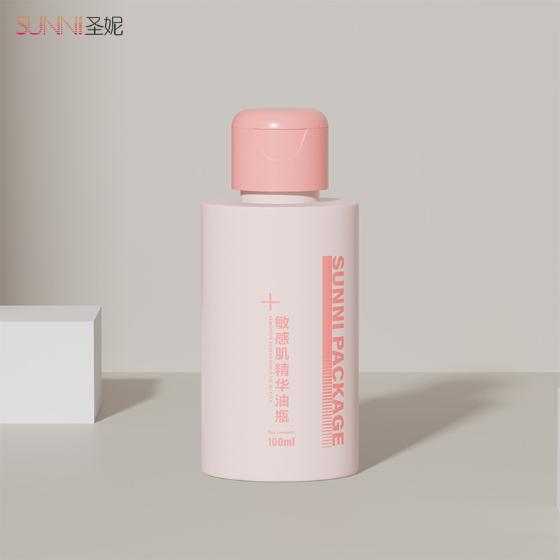 100ml Shampoo Skincare Travel Dispensing Sample Flip Top Cap Pet Plastic Bottle