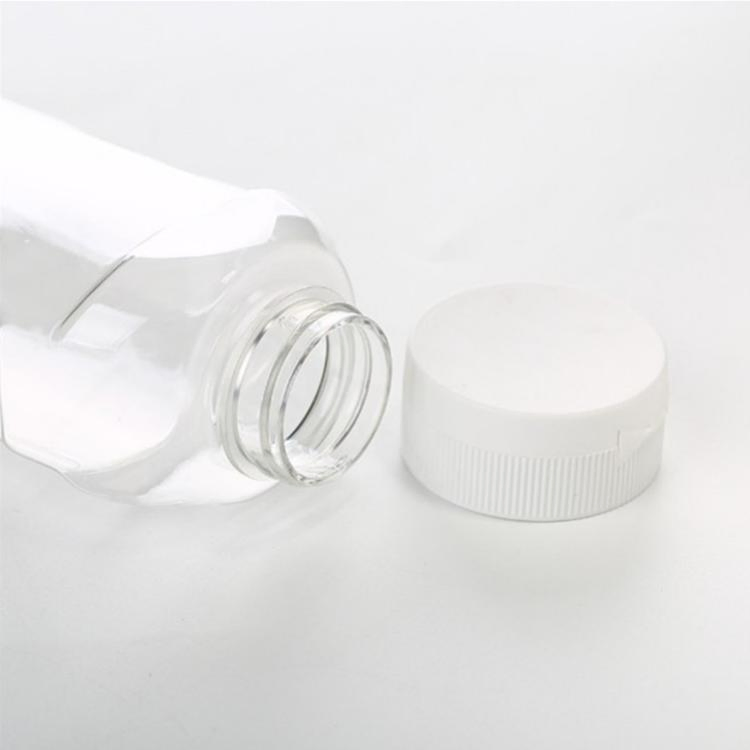 Custom Label Clear Pet Plastic Food Grade Ketchup Honey Bottle with Flip Cap