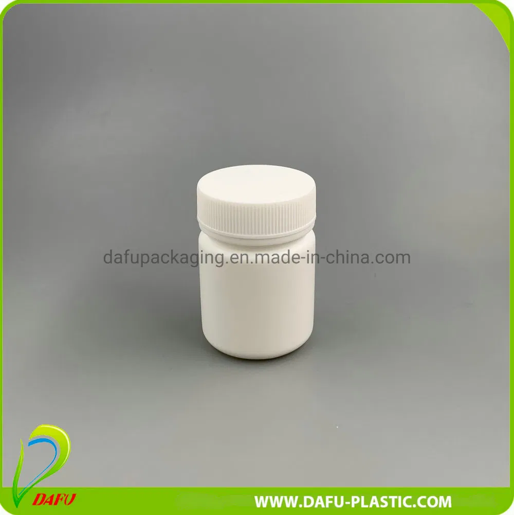40ml PE Cod Liver Oil Plastic Pill Tablet Bottle with Flip Top Cap