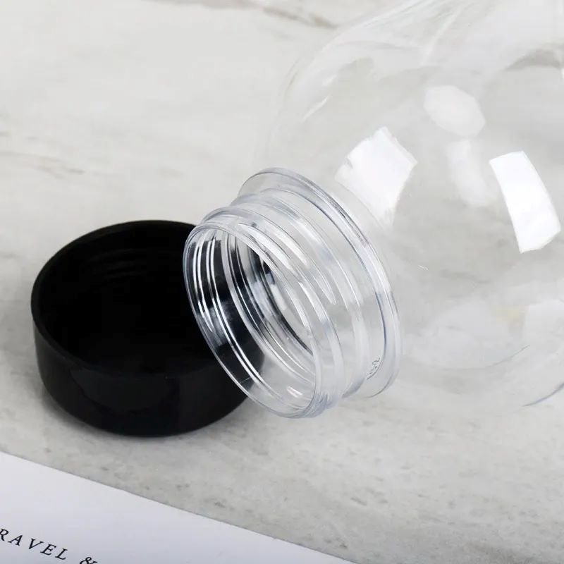 200ml 250ml 300m 330ml Plastic Juice Bottles Boba Tea Bottles Disposable Milk Tea Pet Bottle 1 Liter with Cap