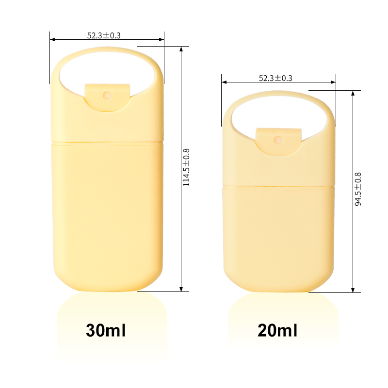 Custom 30ml Travel Pocket Size Plastic Fine Mist Credit Card Spray Bottle