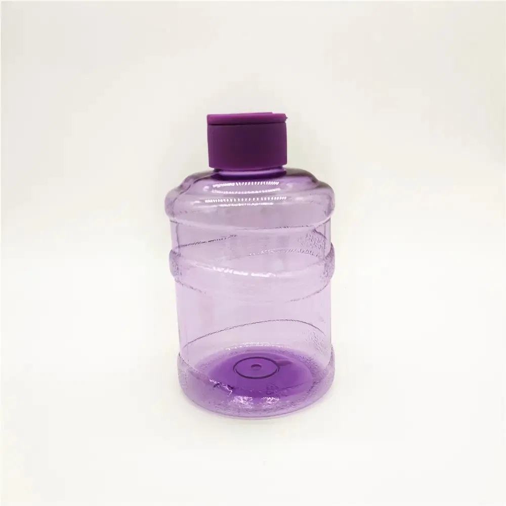 New Shape 17oz 24oz 34oz 500ml Portable Mini Water Juiced Bucket Plastic Beverage Bottle Milk Tea Bottle with Aluminum Cap