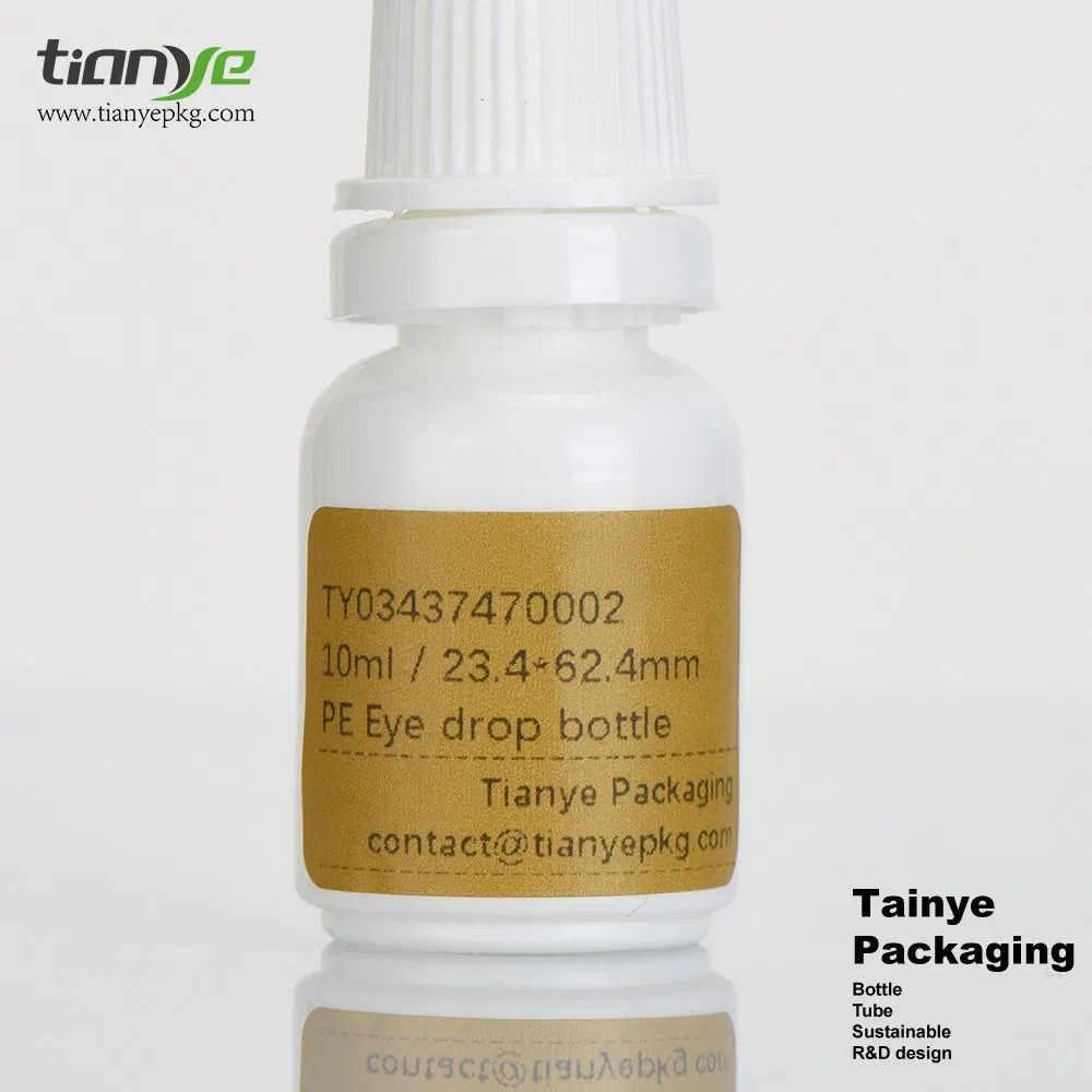 Hot 10 Ml Eye Drops Oil PE Plastic Squeezable Dropper Bottle