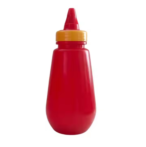 Empty Sauce Bottles Custom 250ml 500ml Ketchup Squeeze Plastic Bottle