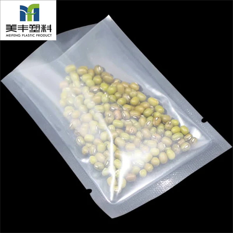 New Product Transparent Nylon Packaging Beans Vacuum Pouch Flat Pouch