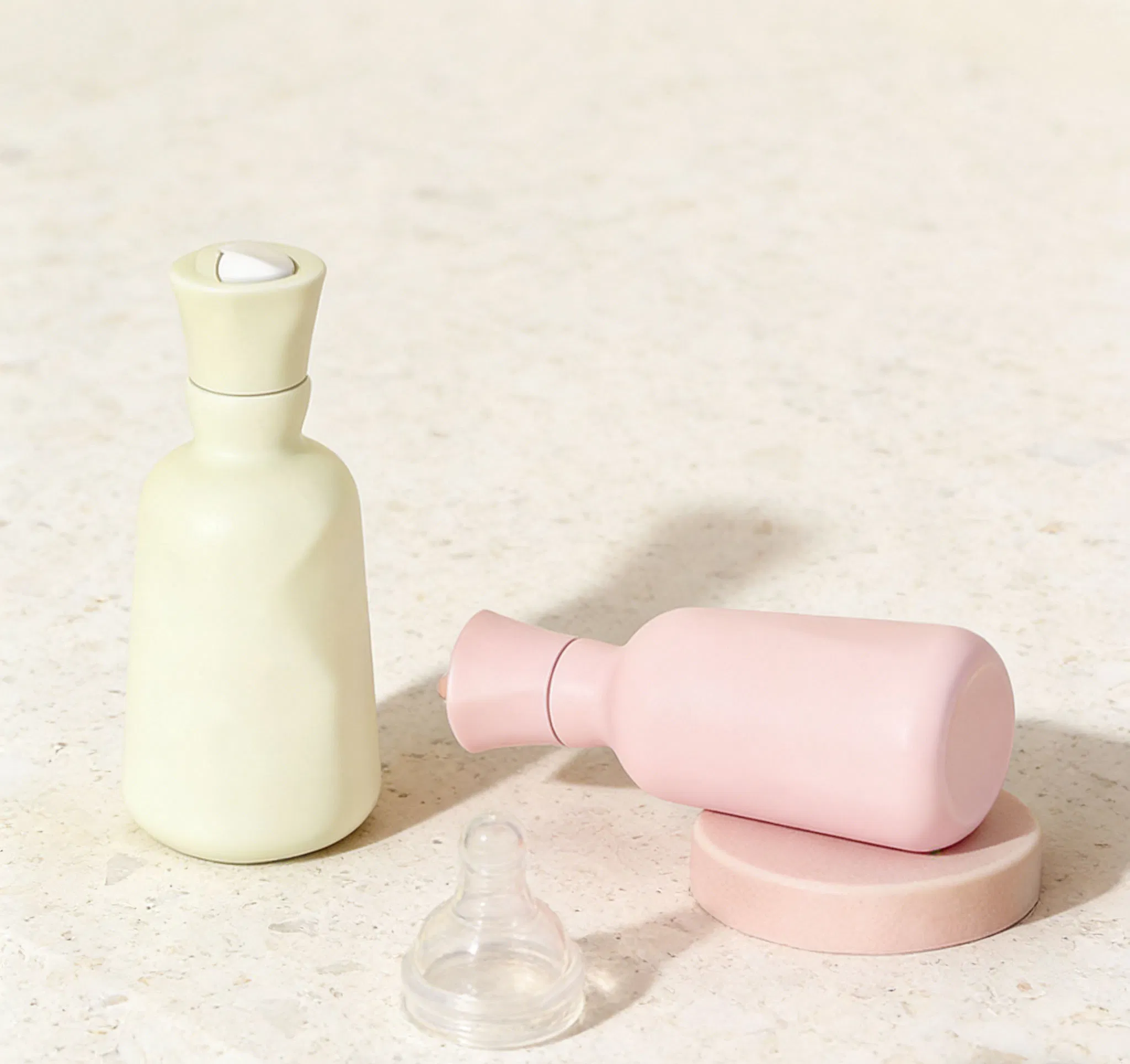 Factory Price 300ml Packaging Travel Plastic Flip-Top Cap Leakproof Frosted Pet Cosmetic Bottle