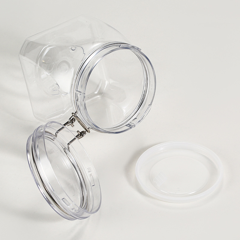 Popular 220ml Wide Mouth Pet Sealed Airtight Food Grade Plastic Storage Jar