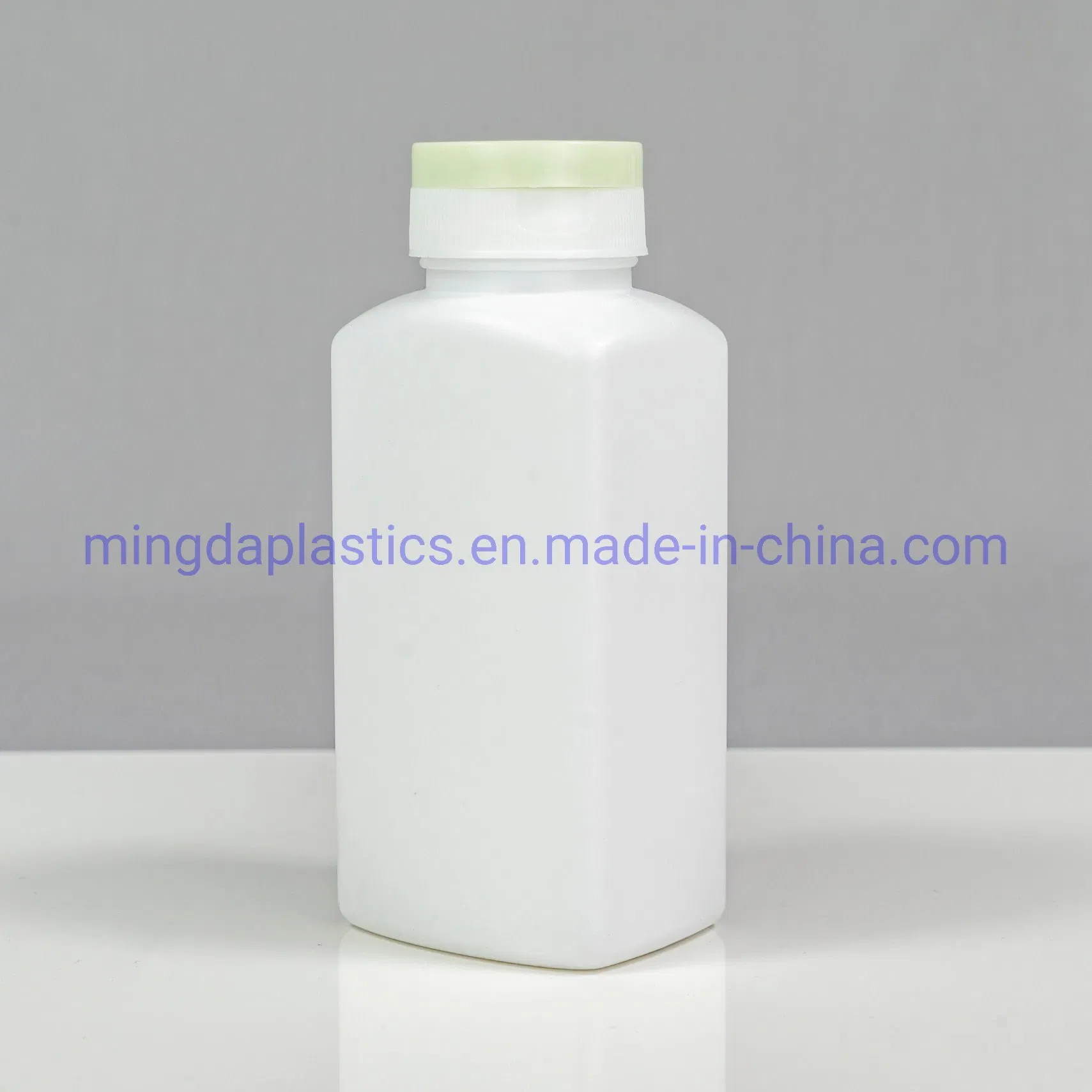 Good Quality 190cc Eco-Friendly Square Customized Food Medicine Grade Empty Plastic HDPE Bottle