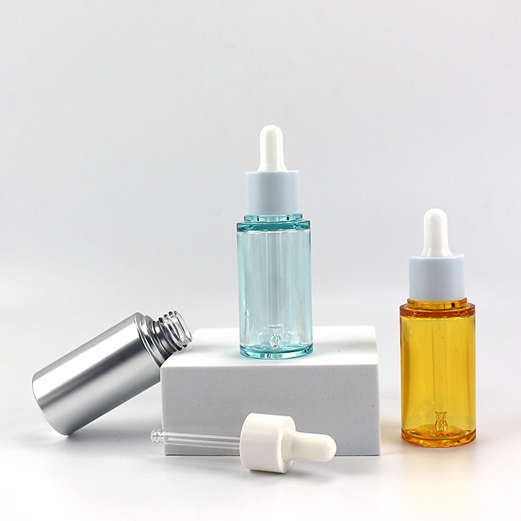 35ml Colorful Plastic Essential Oil Serum Dropper Bottle