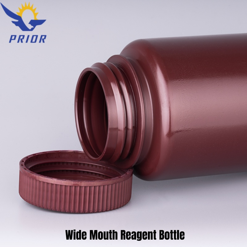 Plastic Sample Container PP HDPE 8ml-1000ml Wide Mouth Reagent Bottle