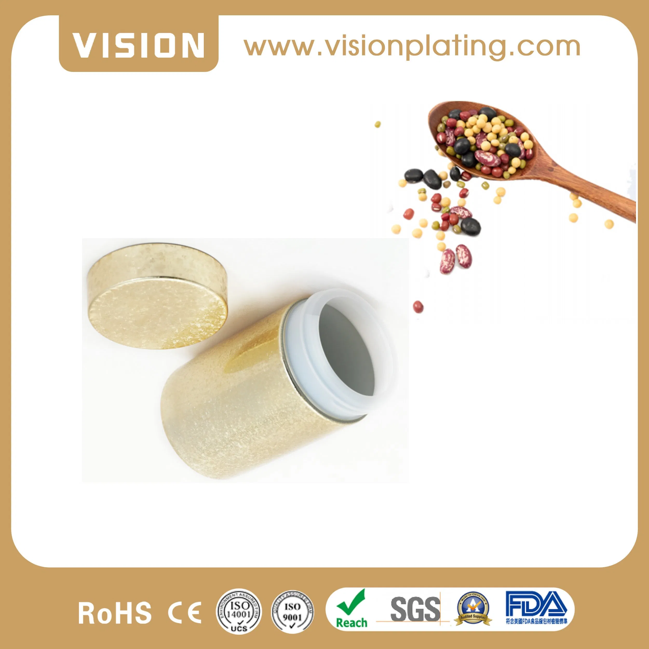 Mage in China SGS HDPE Glossy Plastic Jar Storage Food Packaging Bottle