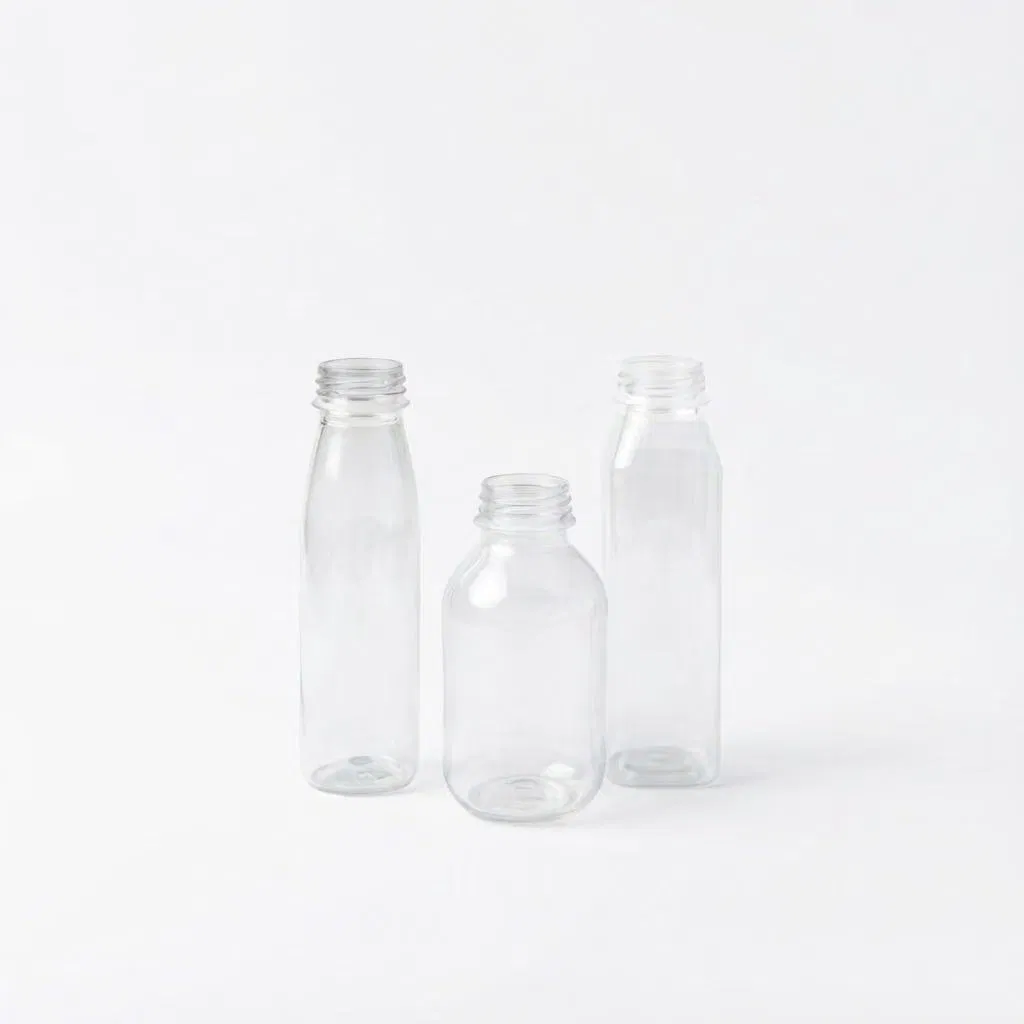 Hot Fill Pet Plastic Bottles for Juices, Teas and Carbonated Drinks