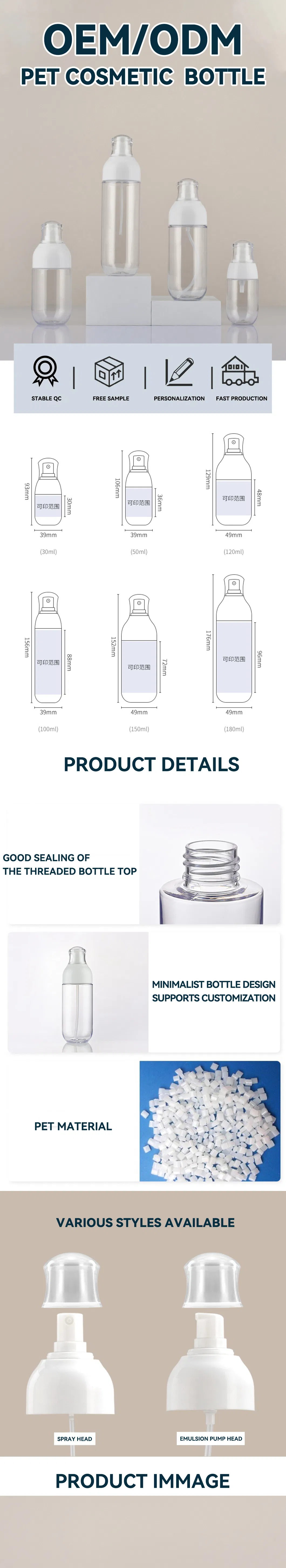 Plastic Cosmetic Packaging Detail