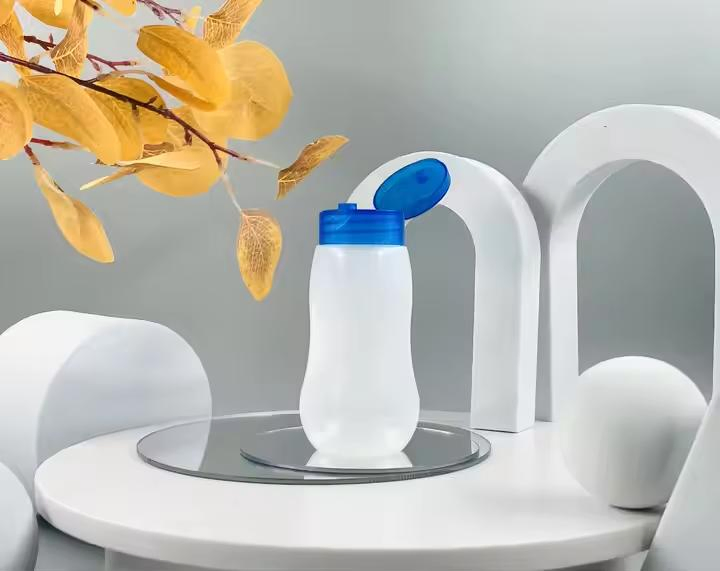 Cosmetic Packaging 90ml PE Plastic Food Chilli Sauce Squeeze Bottle