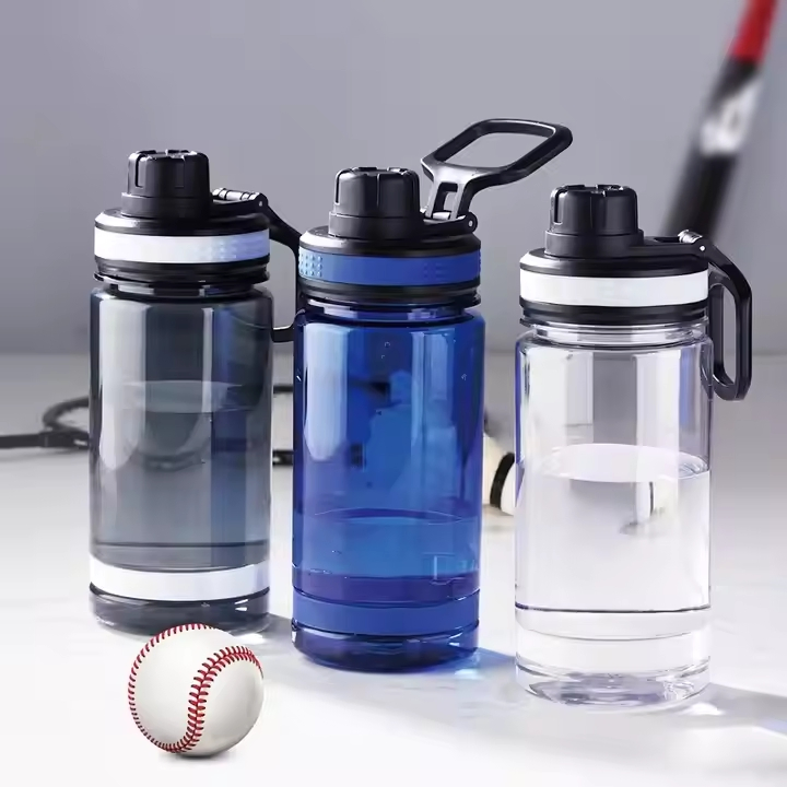 Food Grade Customized Sport Tritan 750 Ml 1000 Ml Time Plastic Water Bottle BPA Free 500ml 380ml Cartoon Boys Kid
