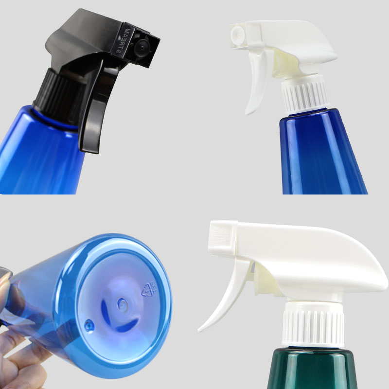 OEM Empty 500ml Pet Refill Liquid PCR Pet Plastic Shampoo Hair Care Room Clear Trigger Mist Spray Bottle