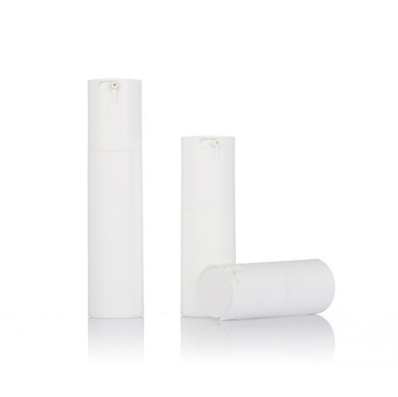 15ml 30ml 50ml Plastic Squeeze Pump Airless Acrylic Cosmetic Bottle Replaceable Liner Face Lotion Cream