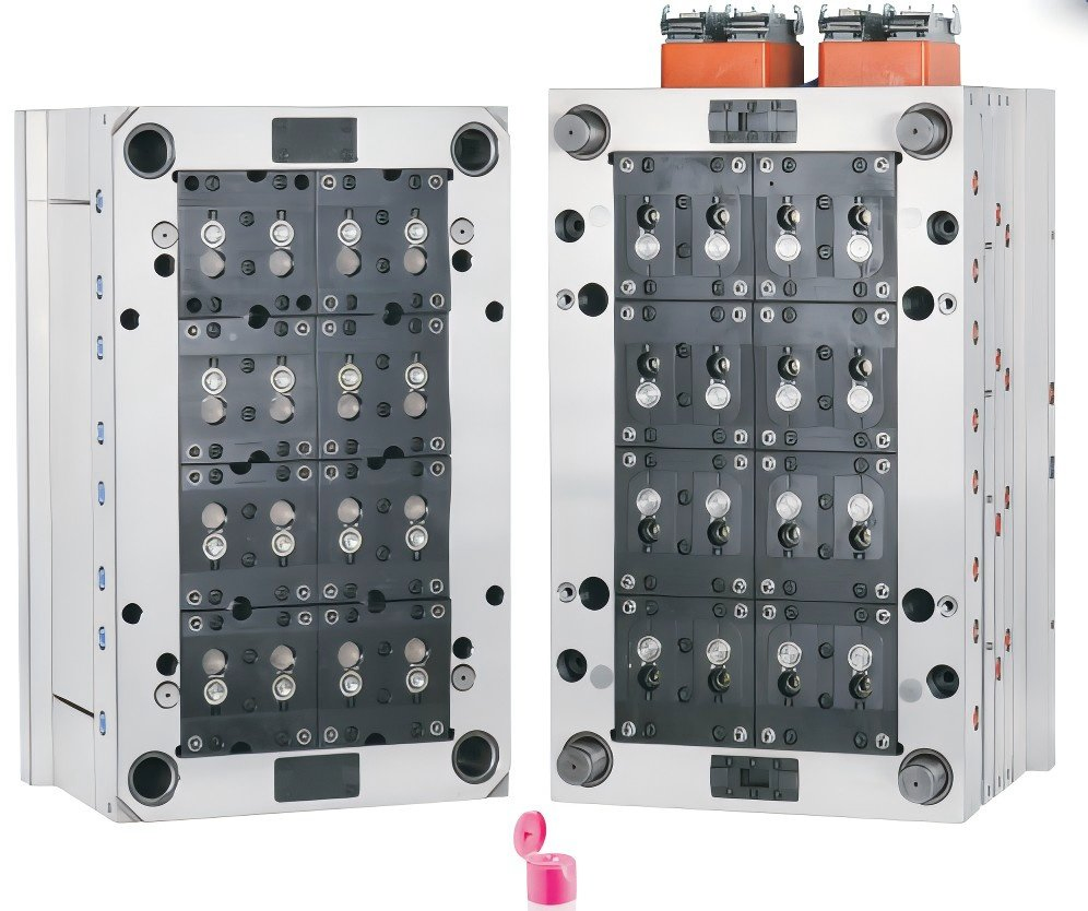 Custom Plastic Injection Shampoo Cosmetic Bottle Lid Flip Top Cap Mould