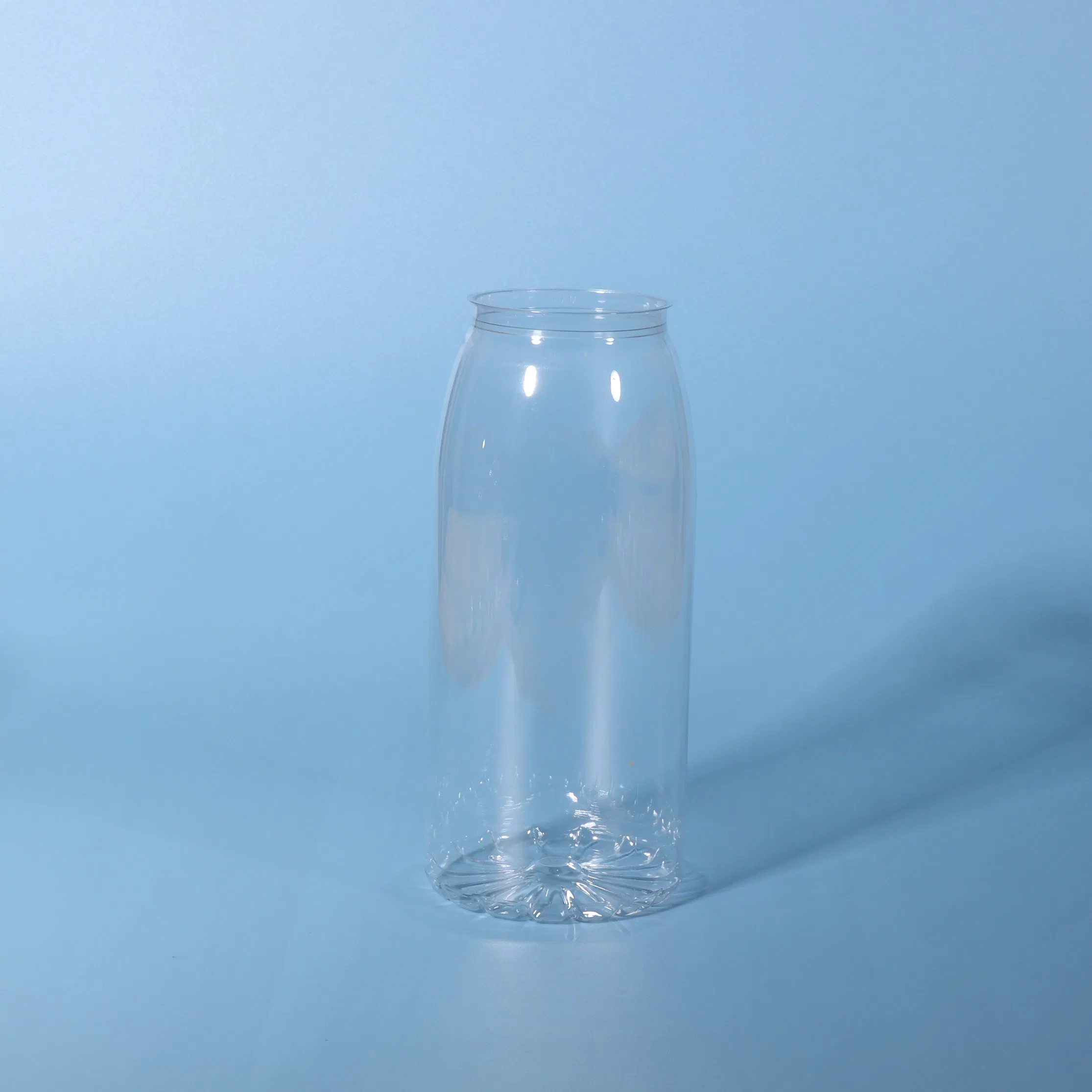 Empty Plastic Pet Cans with Aluminium Lid for Beverage Packaging