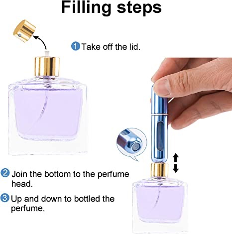 5ml Spray Perfume Bottle Empty Bottom Refill
