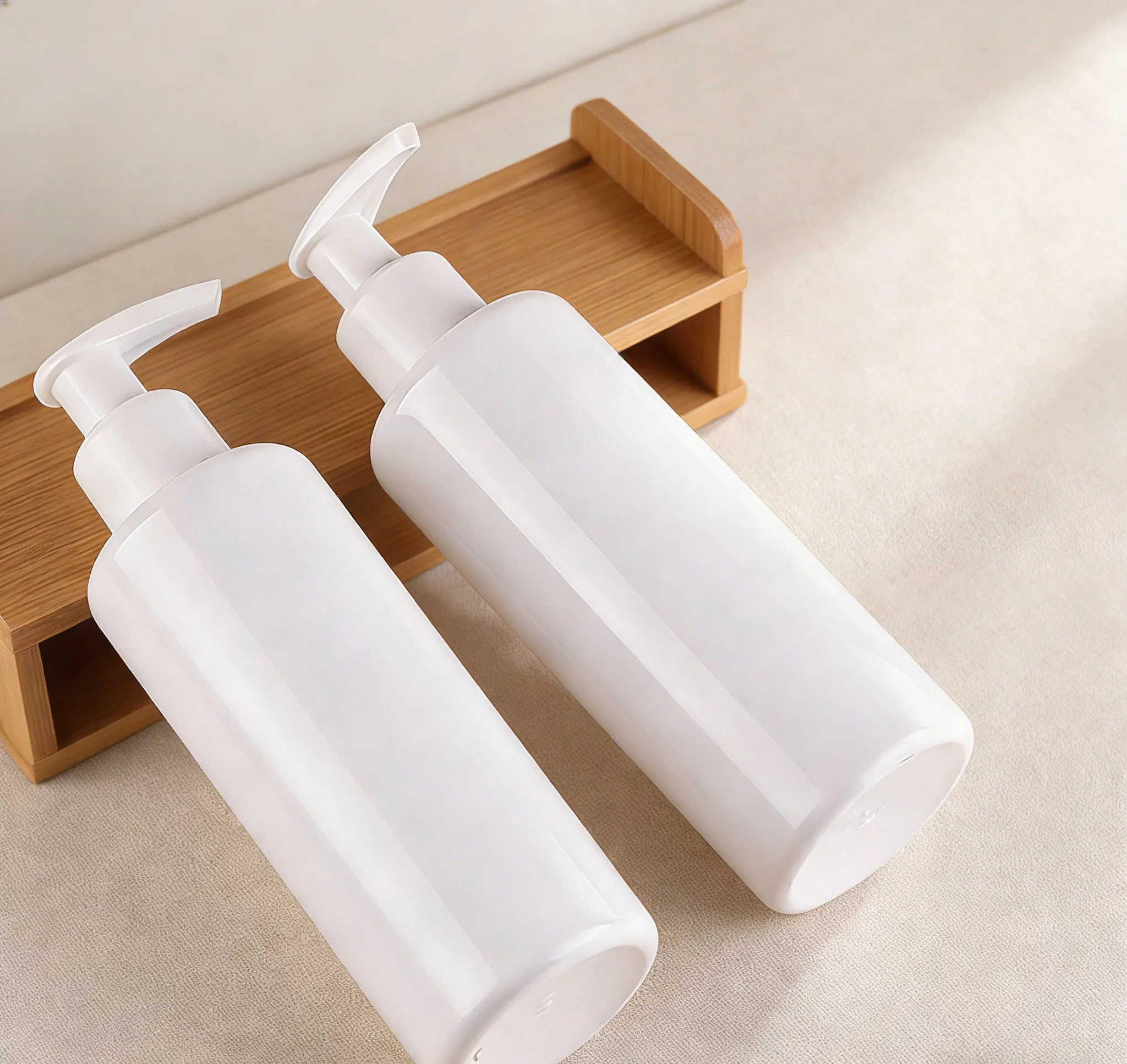 Plastic Cosmetic Packaging Pump Dispenser Bottles Food-Grade Safe Pet Toiletry Container