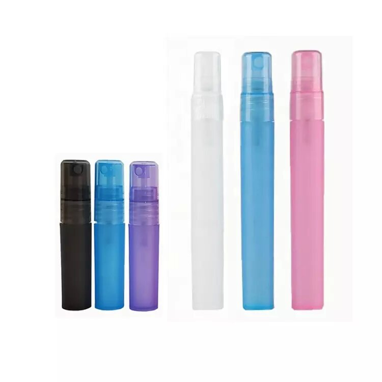 Empty Refillable Perfume Hand Sanitizer 5ml 8ml 10ml Pen Shape Travel Size Plastic Spray Bottle