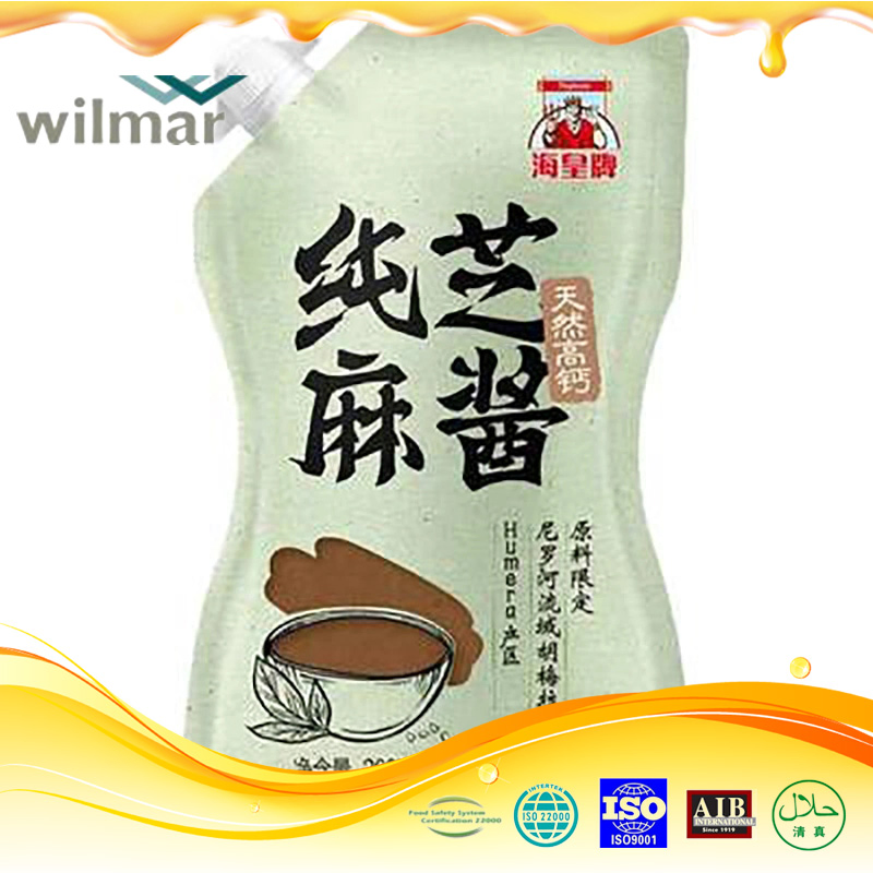 Factory Wholesale Plastic Bottle Sesame Sauce Dark Brown Sesame Paste Sauce