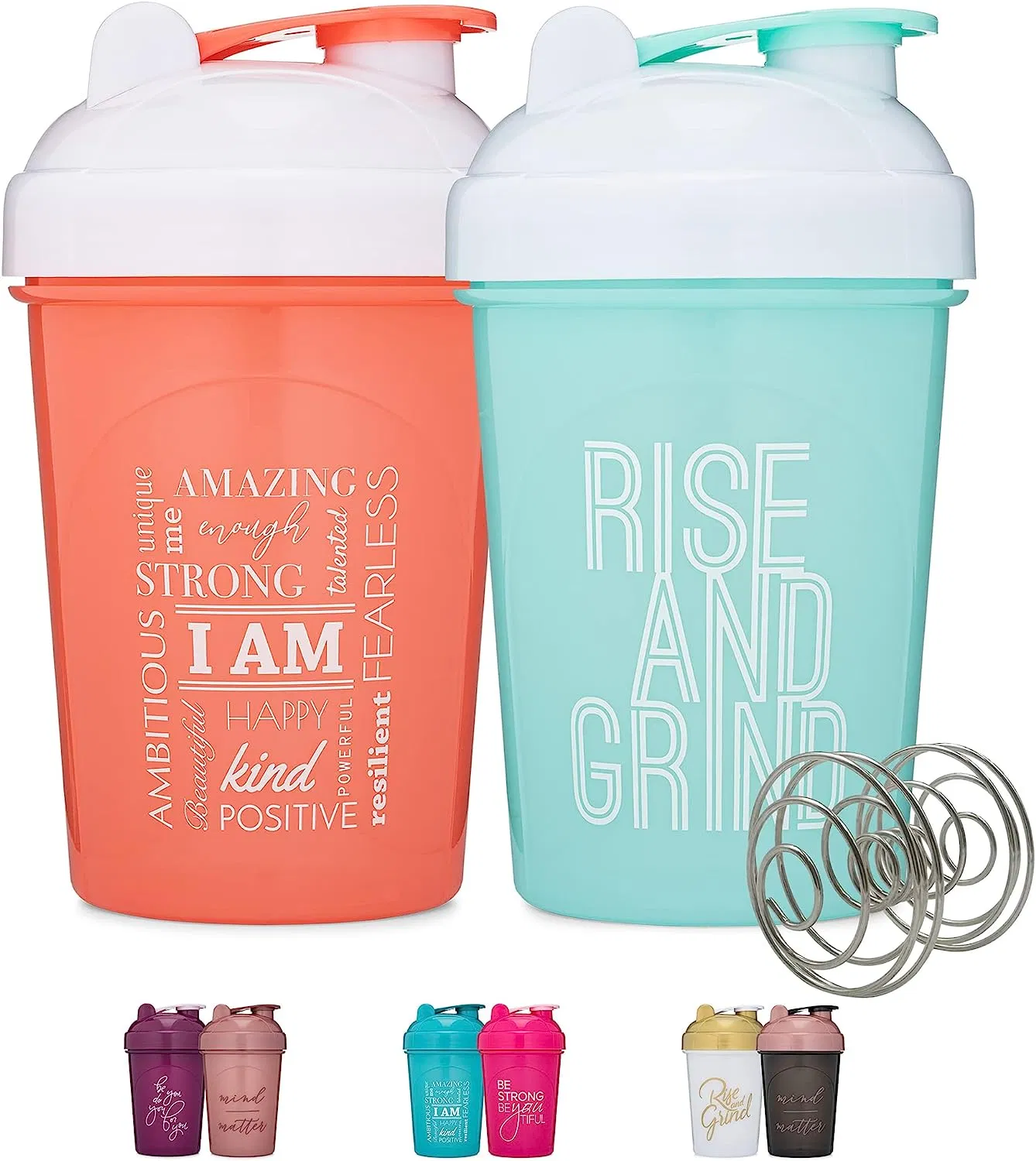 Wholesale Gym Fitness Sports BPA Free Plastic Custom Logo Gym Empty Protein Shaker Bottle with Shake Ball