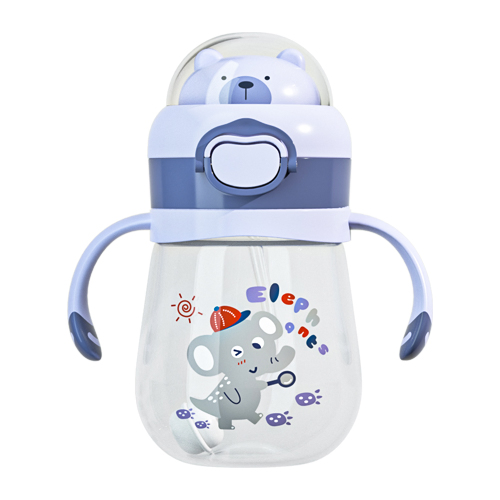 Hot Baby Drinking Training Sippy Water Bottle Products BPA Free Plastic PP Silicone babies Water Bottle Wtih Straw