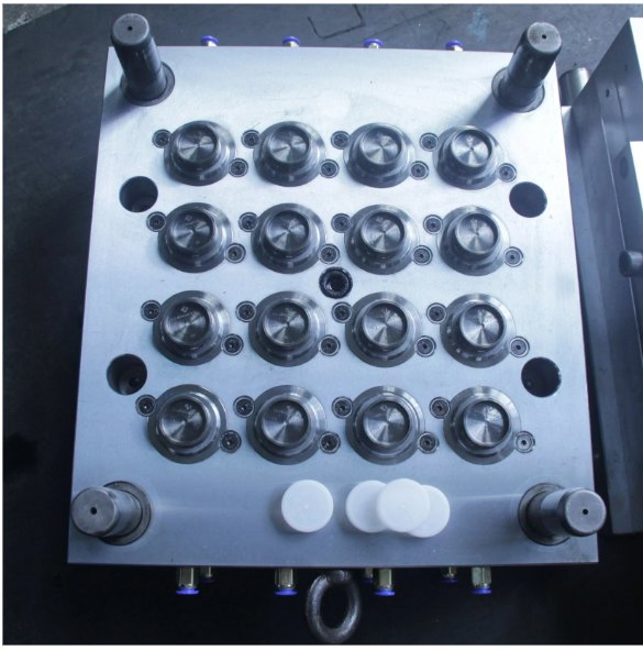 Hot Runner Flip Top Cap Mould with Cap Closing System in-Mold Closing for Cosmetic Bottle, Sanitizer Bottle, Injection Mould, Plastic Mold