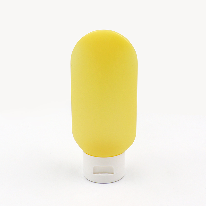 Cosmetic Pink Green Yellow Squeeze Bottle with Flip Top Cap for Lotion 30ml 60ml Plastic Tube for Cream Packaging 100ml