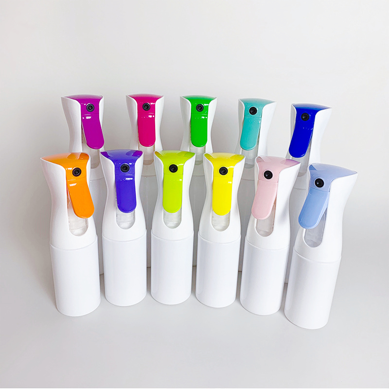 200ml 300ml 500ml Spray Bottle Fine Trigger Water Mist Spray Bottle Reusable Continuous Mist Spray Plastic Bottle