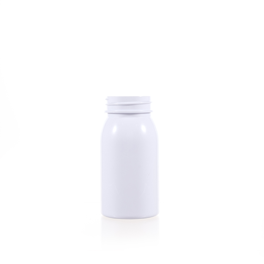 Amber PET Plastic Pill Bottles 100cc BPA Free Food Grade