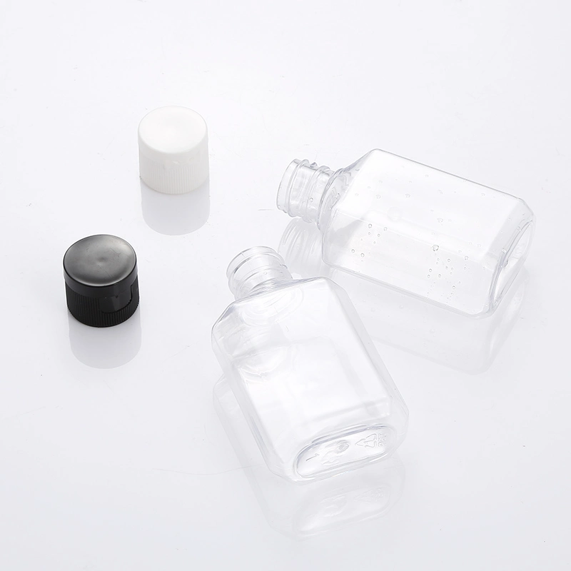60ml 50ml 30 Ml 1 Oz Flip Top Bottle Pet Plastic Round Bottles with Flip Top Cap