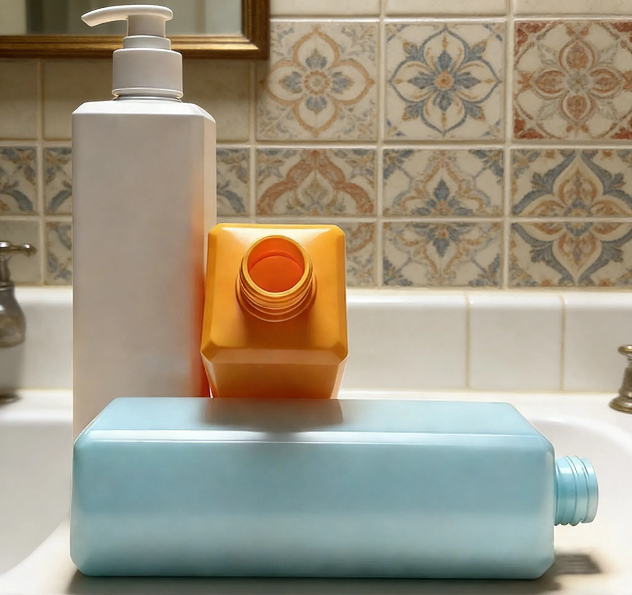 300/400/500ml Personal Care Plastic Shampoo Pet Lotion Cosmetic Packaging Solutions Leak-Proof Travel Bottle