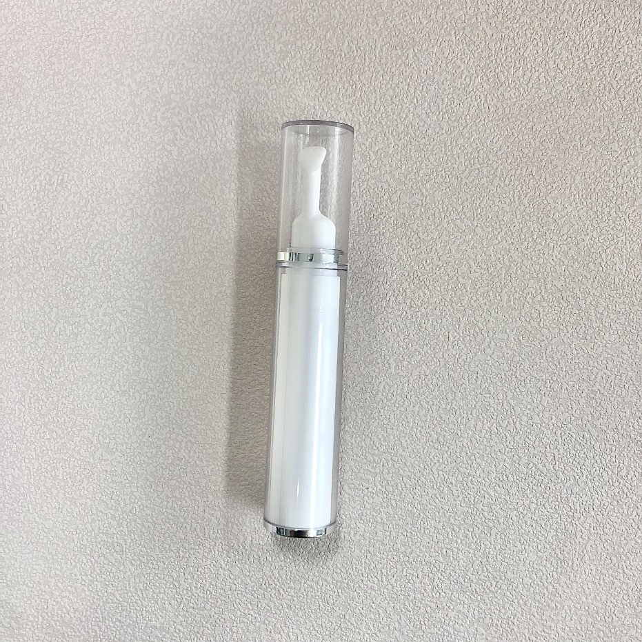 Luxury Compact Leak Proof Eye Cream Refillable Vacuum Pump Travel Skincare Plastic Airless Bottle
