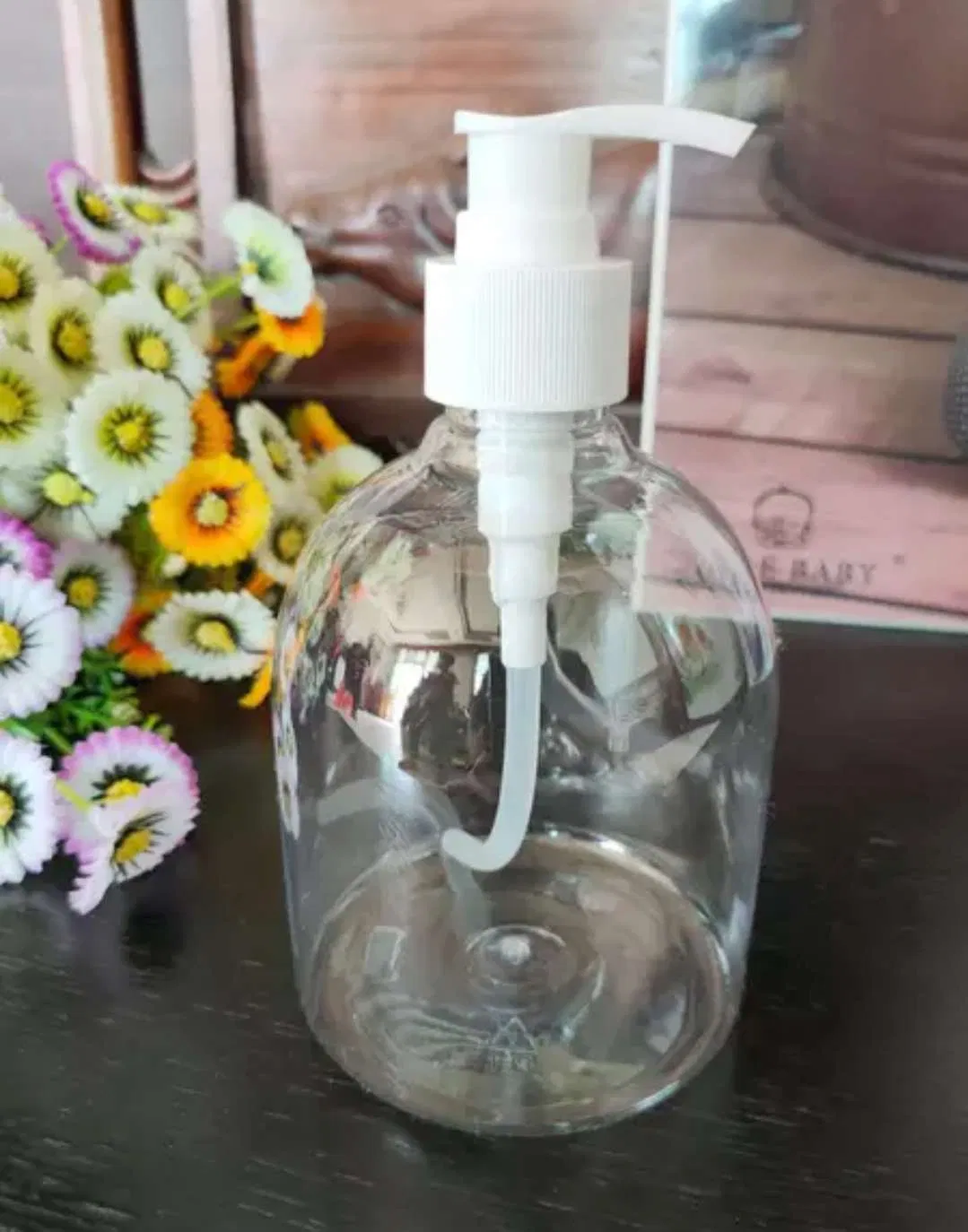 500ml Plastic Liquid Colored Bottle with Blue Push Spray, Perfume Spray Bottle/Laundry Detergent Bottles/Disinfectant Bottle