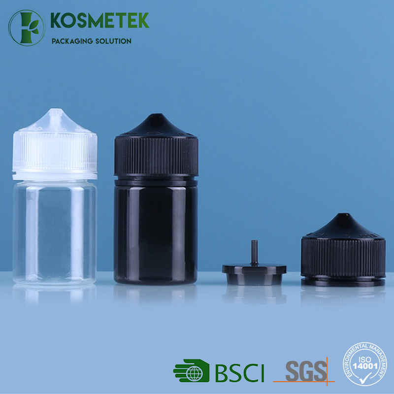 10ml/30ml/50ml/60ml/100ml/120ml Empty Pet Plastic E Liquid Oil Packaging Squeeze Bottle