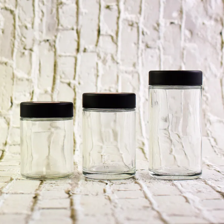 Wide Mouth Glass Jar