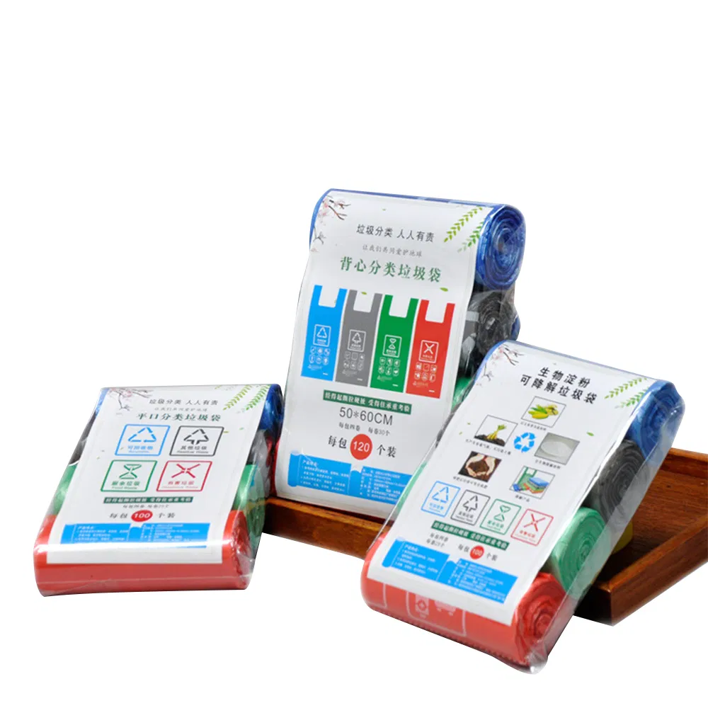 Disposable Plastic Gloves Food Grade for Household Use Recycled Materials with Hot Stamping Surface Treatment