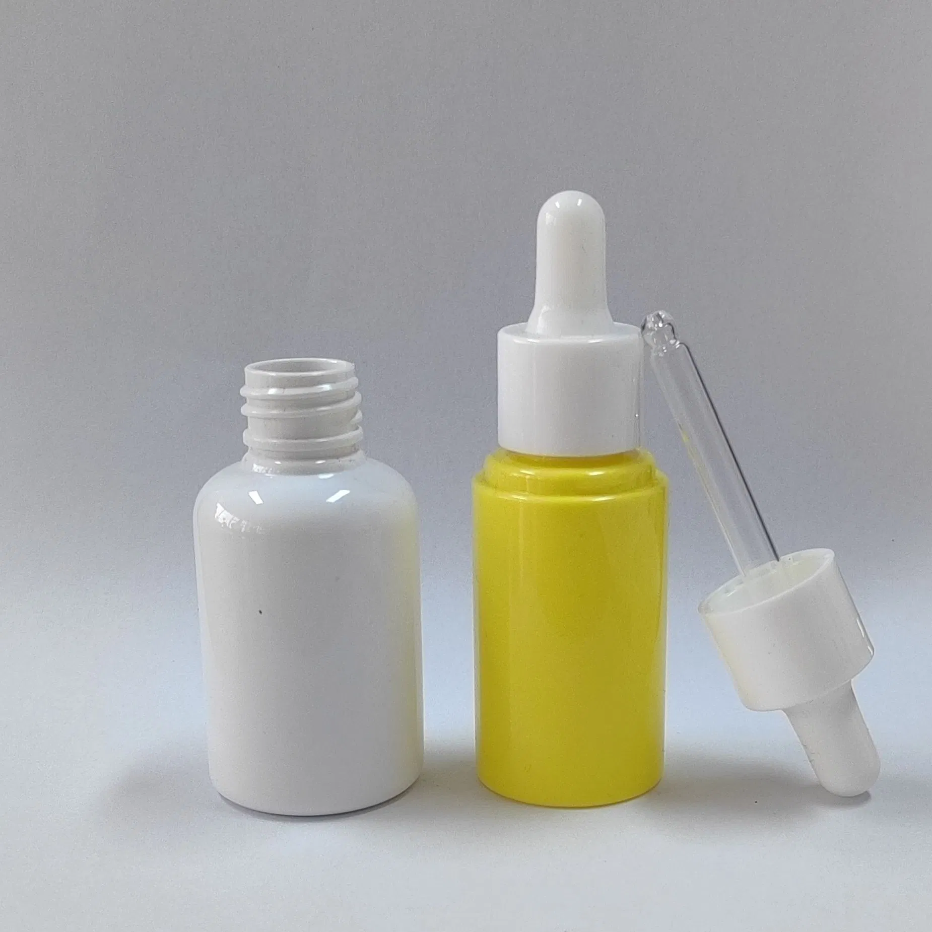 Premium Quality 30ml Yellow Plastic Dropper Bottle with Pipette