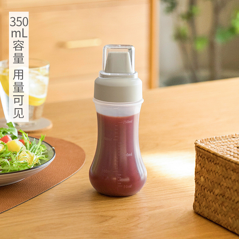 Household Plastic Squeeze Sauce Bottle Kitchen Tomato Salad 5 Hole Squeeze Bottle