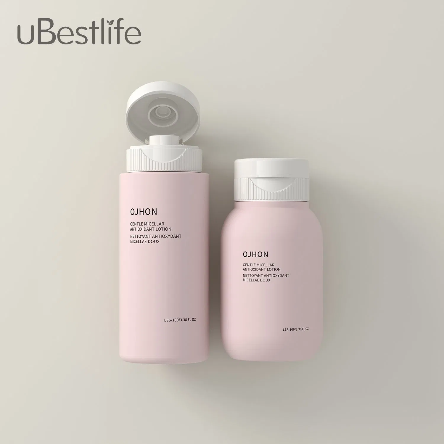 Ler 50ml 80ml 100ml 150ml New Design PE Bottle PP Cap Lotion Sunscreen Flip Top Cap Cosmetic Plastic Bottle