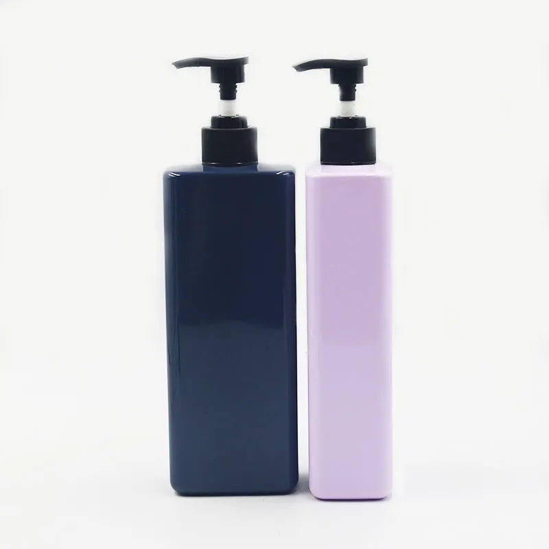 Square Pet Shampoo Bottle with Pump