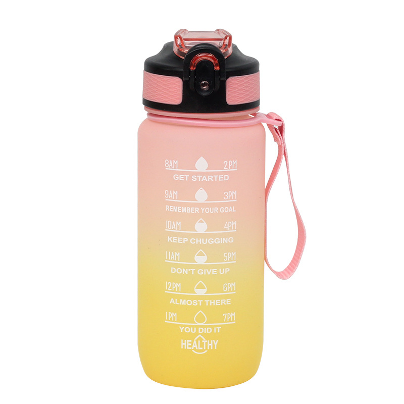 Reusable Plastic Tritan Custom Air Motivational BPA Free 32oz Gym Gallon Sport Water Bottle with Time Marker