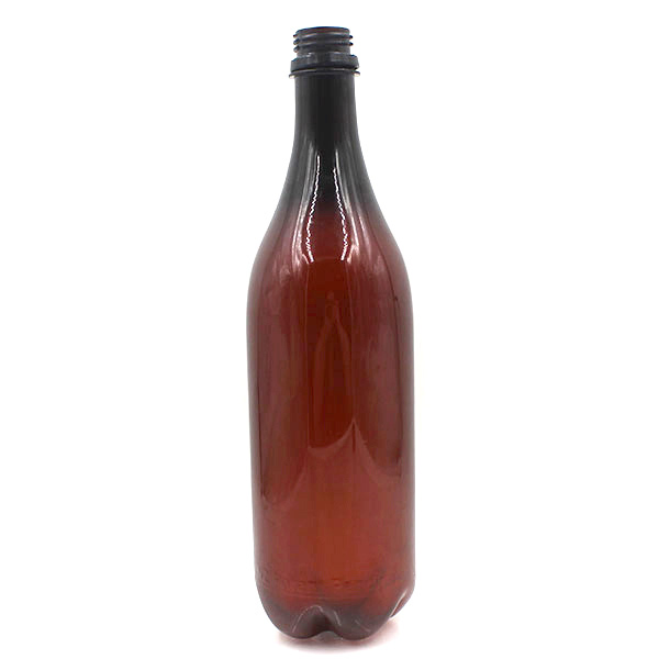 Customized Disposable Drinks Bottle Packaging 800ml Empty Amber Clear Pet Plastic Bottles for Carbonated Drinks