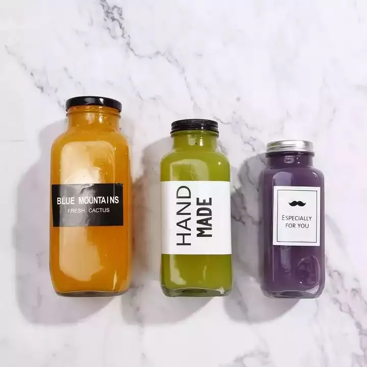 Glass Bottle with Lid