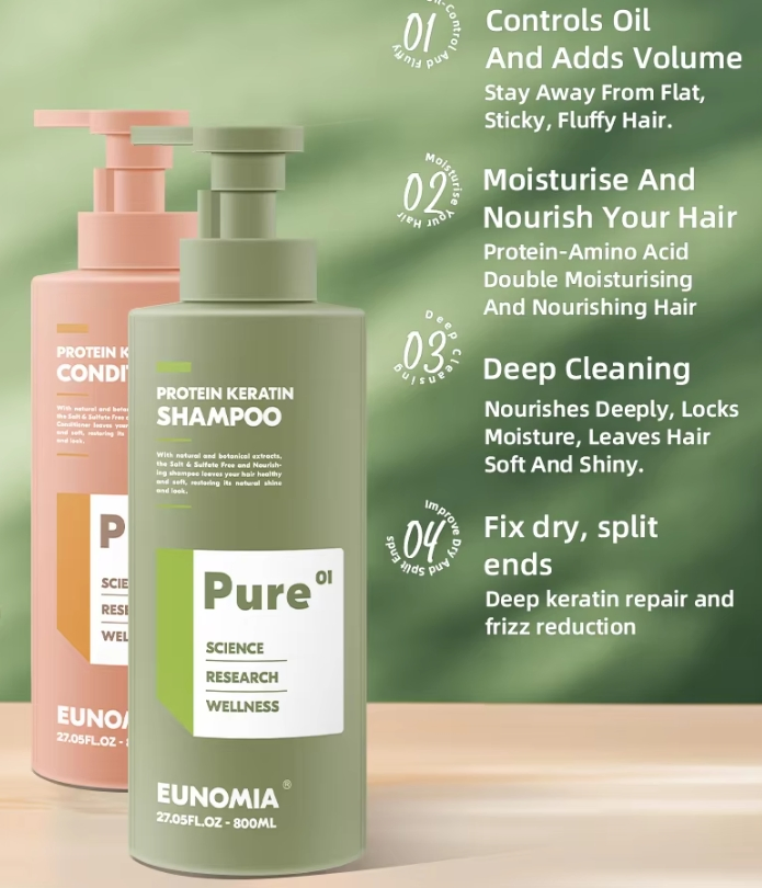 Empty 800 Ml 27 Oz HDPE Plastic Shampoo Shower Gel with Pump